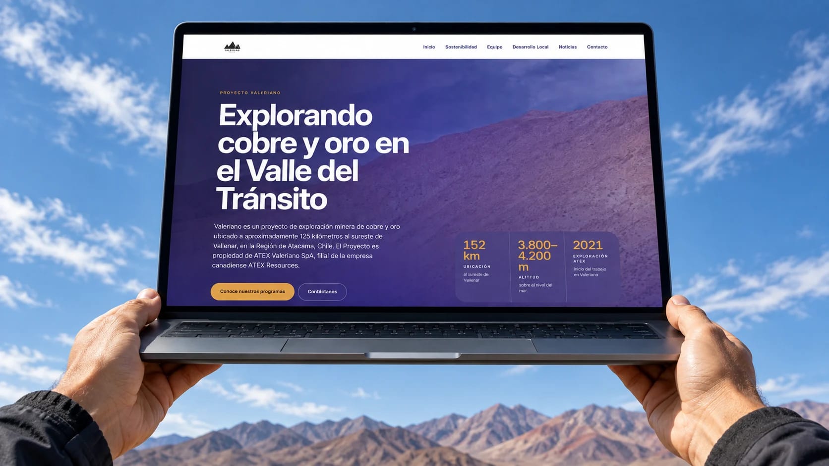 Proyecto Valeriano — Diseño UX/UI · Desarrollo web · SEO